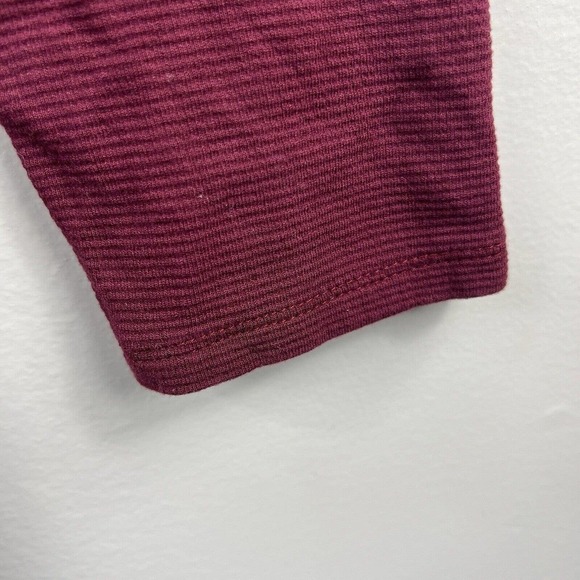 J.JILL, Wearever Collection Marooon Long Sleeve Jersey Knit Dress Sz MP - Picture 8 of 10